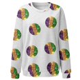 thumbnail image 5 of EHQJNJ Chandails en Molleton pour Femmes Sans Capuche Jaune Printemps Été Imprimé Manches Courtes Col Rond T-Shirt Grande Taille Chandails en Molleton Mignons pour Femmes Graphique, 5 of 5