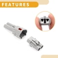 thumbnail image 5 of Unique Bargains 2 Pin Auto Wiring Harness Connector Plug Car for Honda Plastic Tin-Plated Copper Gray - 1 Set, 5 of 6