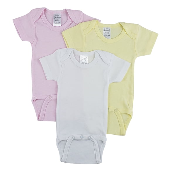 Bambini Manches Courtes une Pièce 3 Pack