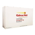 thumbnail image 1 of Galvus Met 50 mg/500 mg 30 comprimidos recubiertos, 1 of 1