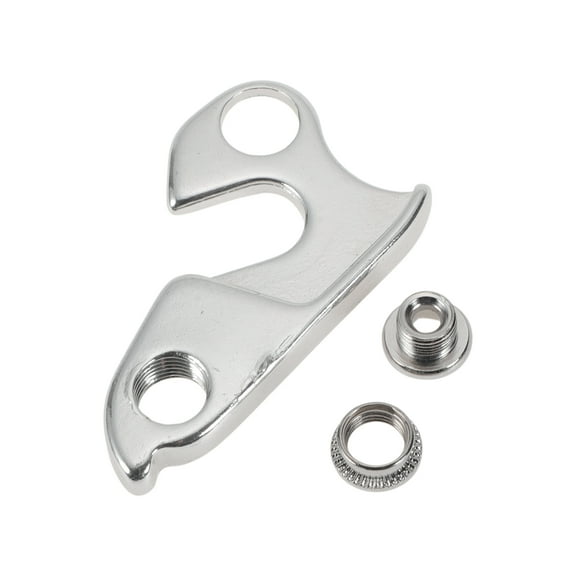 Unique Bargains Bike Rear Derailleur Hanger Aluminium Alloy Gear Mech Frame Tail Hook Dropout Adapter for MTB Mountain Road Bike Bicycle Cycling Accessories - Type 23 Sized 2.40"x1.38"