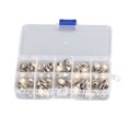 thumbnail image 4 of Women Shirt Brooch Buttons 150Pcs Cover Up Buttons  Brooch Buttons Faux Pearl Style Plastic Metal Wide Application Women Brooch Buttons For Sewing Craft DIY Button Pins Brooch, 4 of 8