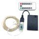 thumbnail image 1 of Cadena de luz USB blanca cálida de 5 m con caja de batería brillante constante 50 cuentas d Abanopi Cadena de luz, 1 of 7