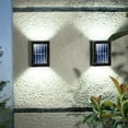 thumbnail image 3 of Yhmxh Solar Wall Light Up And Down Glow Outdoor Garden Lamp Waterproof ABS, 3 of 7