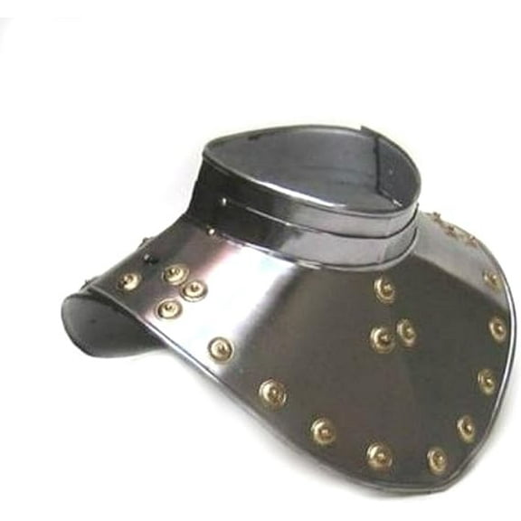 Robin Exports Steel Gorget - Neck Armor - Wearable Costume Armor Rustic Vintage Home Decor Gifts