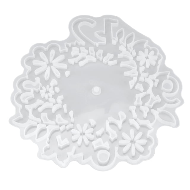 Molde de silicona con forma de hoja y flor Jadeshay