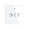 thumbnail image 1 of Interruptor de Pared con Luz de Ventilador de Techo Inteligente WiFi, Smart Life/Tuya APP Control Remoto de Velocidades, para Alexa y Google Home (UE), 1 of 10