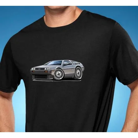 Reprint Rare Delorean DMC Exotic Classic Car Tshirt NEW FREE SHIPPING