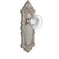 thumbnail image 4 of Grandeur Gvcbor_Prv_234 Grande Victorian Solid Brass Rose Privacy Door Knob Set - Grey, 4 of 7