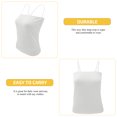 thumbnail image 5 of Women's Strap Crop Thin Strap Bandeau Tube Hot Vest Cool Strap Tank Size S(White), 5 of 6