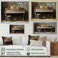 thumbnail image 4 of Designart "Nostalgia Of Vintage Piano Keys I" Music Floater Framed Canvas Wall Art, 4 of 5