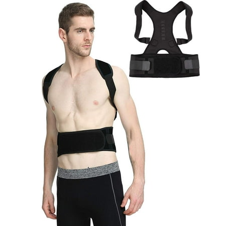 【Holiday Gifts】Back Brace Posture Corrector Best Fully Adjustable Support Brace Improves Posture and Provides Lumbar Support For Lower and Upper Back Pain Men and Women (Best Posture Corrector 2019)