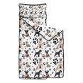 thumbnail image 2 of Schnauzer Dogs with Paw Toddler Nap Mats for Kids Preschool,Sleeping Mat Bag or Kids,Toddler Sleeping Bag,Toddler Nap Mat or Daycare, 2 of 6