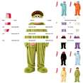 thumbnail image 3 of Big Mouth Monster Onesie Pajamas, Plush Monster Onesie, Soft Plush Loungewear, Cozy One Piece Loungewear Funny Onesie for Halloween Costumes, Halloween Pajamas & Christmas Pajamas Light Blue 120, 3 of 5