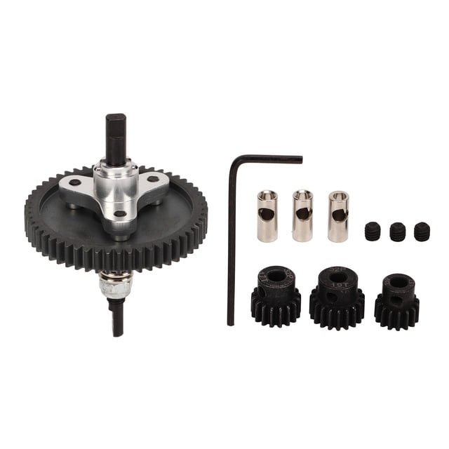 RC Car Differential Gear Set, RC Motor Pinion Gear Set Precise Shape 15T 17T 19T Wearproof Improve Car Performance For RC Car Upgraded Parts Blue,Red,Silver,Dark Blue