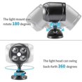 thumbnail image 2 of Luz exterior con sensor de movimiento, foco LED impermeable Ip65, negro, 2 of 5