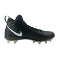 thumbnail image 2 of Nike Men's Alpha Menace Pro Mid Football Cleat Black/White Size 11.5 M US, 2 of 5