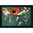 thumbnail image 2 of Wassily Kandinsky 14x11 Black Modern Wood Framed Wall Art Titled - Around the Circle no.677 1940, 2 of 6