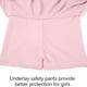 thumbnail image 5 of Apuakthei Rosa L (8 a 11 años) Traje de baño para niñas Traje de baño de una Pieza Traje de baño para Estudiantes Falda Traje de baño para niños, 5 of 6