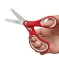 thumbnail image 4 of LIVINGO Blunt Tip Scissors, Safety  for Teacher Classroom Crafting-3 Pack 5" Purple Red Green, 4 of 8