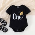 thumbnail image 4 of newwalpole Baby Girls One 1st Birthday Outfit Bee Sunflower Romper Tulle Tutu Skirt Sequin Bow Party Clothes Set, 4 of 5