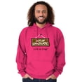 thumbnail image 3 of Out Of Chocolate Funny Ironic Novelty Hoodie Sweatshirt Women Men Brisco Brands M, 3 of 6