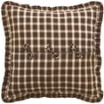 thumbnail image 3 of VHC Brands Rustic & Lodge Farmhouse Bedding-Rory Fabric Euro Sham, 26x26, Chocolate Brown, 3 of 5