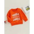 thumbnail image 3 of GXFC Kids Thanksgiving Sweatshirt Clothes for Boys 6M 1T 2T 3T 4T Toddler Long Sleeve Letter Print Pullover Tops Thanksgiving Clothing for Children Boys, 3 of 8