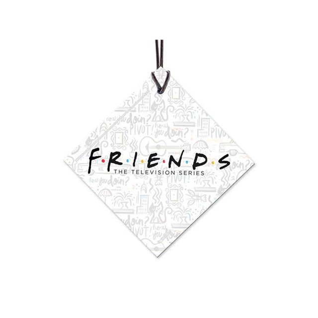 Trend Setters SPSQU1040 Friends Logo Verre Suspendu Starfire