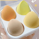 thumbnail image 1 of Esponja de maquillaje, con soplo para la punta de los dedos, juego de mezcla de maquillaje para uso seco y húmedo de 4 piezas, esponja de mezcla de base de belleza profesional con caja de soporte, 1 of 5