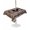 Black Brown, variant on Outdoor Tablecloth with Umbrella Hole for Patio/Picnic/Party/Camping, Farm Chicken Waterproof Table Cloth Rectangle Table Cover Washable, Country Retro Animals Leaves Wooden Plank (54"x 80")