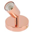 thumbnail image 4 of Base de lámpara de pared E27 E26, casquillo de bombilla de decoración de hierro ajustable de 180 grados hacia arriba y hacia abajo para dormitorio, sala de estar, oro rosa, 4 of 14