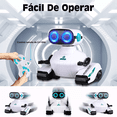 thumbnail image 5 of Robots De Juguete Control Remoto Recargable Robot Para Niños Blanco/Negro, 5 of 5