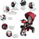 thumbnail image 3 of Triciclo Evolutivo Para Niños Tipo Carriola Asiento 360° 7 En 1 Luz Y Sonido Rojo, 3 of 5