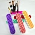 thumbnail image 1 of PENGXIANG Silicone Nail Pen Holder Organizer Makeup Brush Display Stand Rack Storage Case, 1 of 10