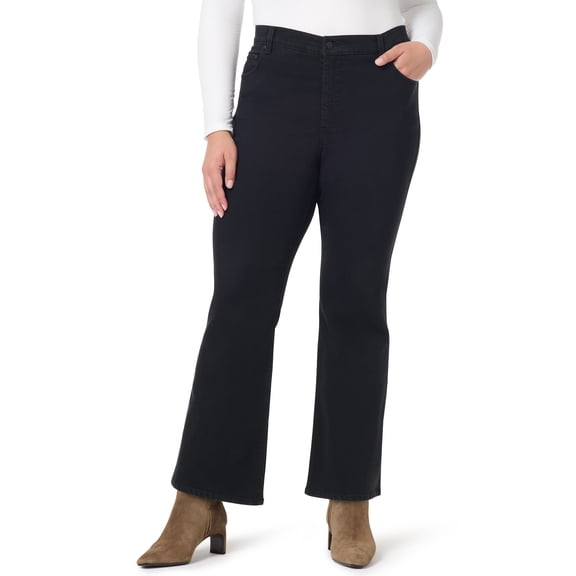 Gloria Vanderbilt Swan Series Women's Plus Flare Leg Jean, Sizes 16W-24W
