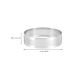 thumbnail image 2 of 8CM Stainless Steel Perforated Tart Ring Shell Pan Mousse Pie Quiche Circle Mold with Holes Baking Tools, 2 of 9