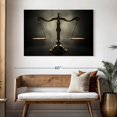 thumbnail image 3 of Elephant Stock Gold Scales Of Justice Wall Art - Horizontal Canvas Wall Art - Living Room Wall Decor - Profession Canvas - Black And Gray Decor - 48" x 32", 3 of 8