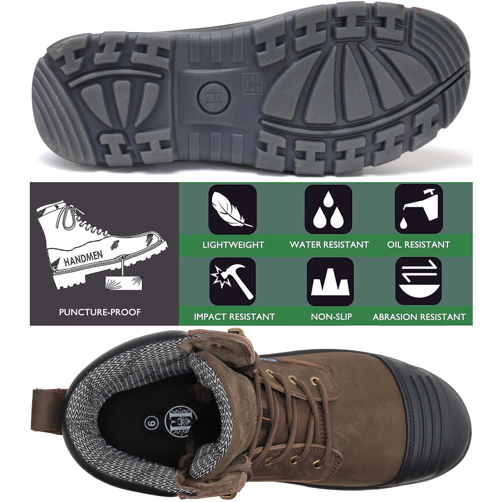 HANDMEN Men's 6 HANDMEN Men's 6