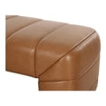 thumbnail image 4 of Moe's Home Collection Verity Bench Leather Brown, 4 of 7