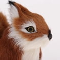 thumbnail image 4 of Decoración de modelo de estatuil animal de ardil artificial de plástico CUTICAT Juguete para mascotas ardilla, 4 of 8