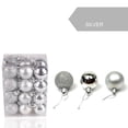 thumbnail image 2 of 24Pcs Christmas Ornaments Set Shatterproof Christmas Tree Ball Ornaments, Christmas Ball Hanging Ornaments for Xmas Tree, Home, Party, Holiday Christmas Decorations,Silver, 2 of 4