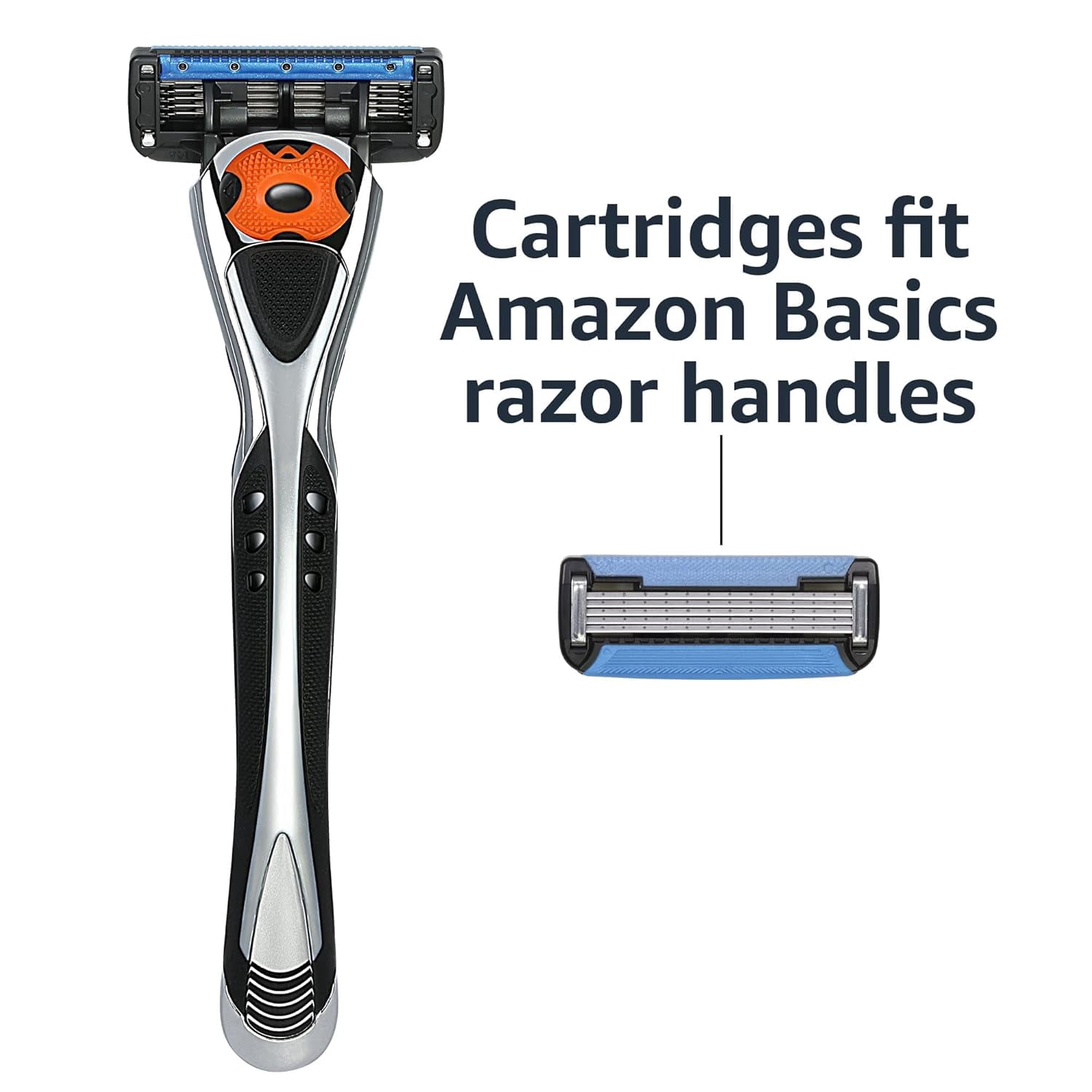 5-Blae MotionSphere Men's Razor with ual Lubrication an Precision Trimmer, 17 Piece Set, 1 Hanle & 16 Cartriges, Black
