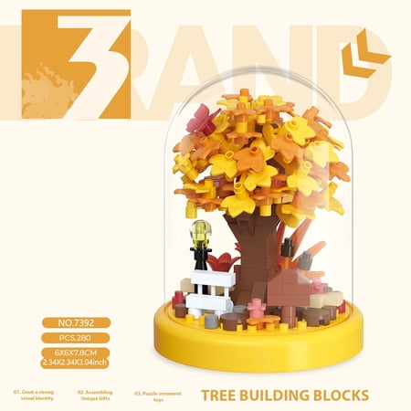 Tree House Series Building Blocks Assembly Puzzle Toys for Boyfriend and Girlfriend to Celebrate Holidays Birthdays and New Year Gifts