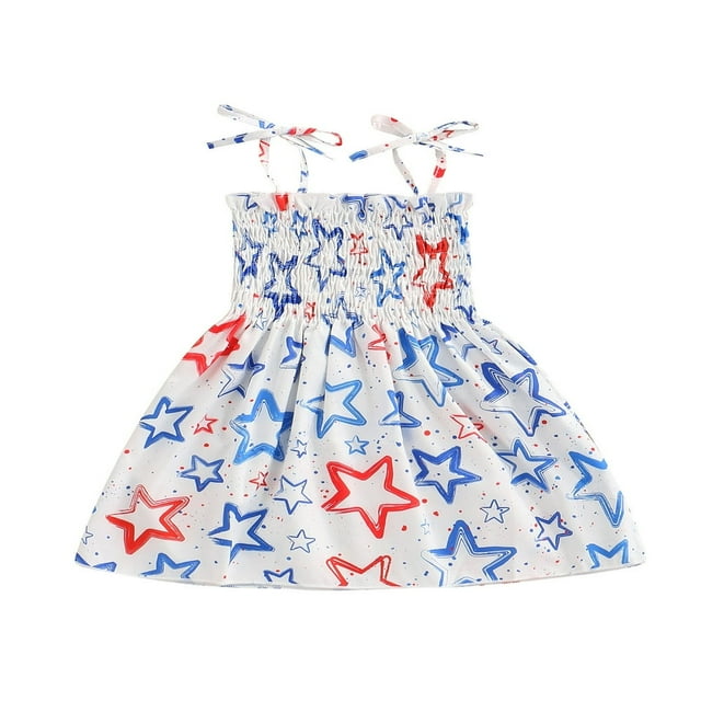 CHUANK Robe d'Été à Bretelles à Fleurs pour Tout-Petits, Enfants, Bébés Filles