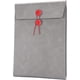 thumbnail image 1 of Carpeta de archivos A4 de cuero PU, soporte para documentos, sobres para archivar, cartera de archivos para proyectos con cierre de cordón, expansión de 3/4 pulgadas, 1 of 6