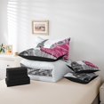 thumbnail image 4 of Erosebridal Rustic Cow Bedding Sets Queen Size, Floral Comforter Sets with Sheets, Cartoon Animal Decor, Reversible 7-Piece, 4 of 5