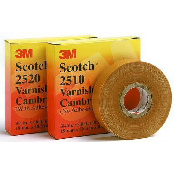 Scotch Varnished Cambric Tape 2510, 1 in x 36 yd