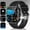 Black, variant on Smart Watch, Premium, with Multiple Sports Modes/Call Notifications/Message Alerts/Music Control And More, Valentine'S Day/Christmas/New Year/Birthday Watch Gift for Loved Ones, Friends, And Partners