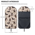 thumbnail image 7 of XYZCANDO Dachshund Paw Prints Car Seat Towel Cover, Compatible with Van Truck Seat, Terry Cloth Car Seat Covers for Cars Vans Easy to Install, 7 of 7